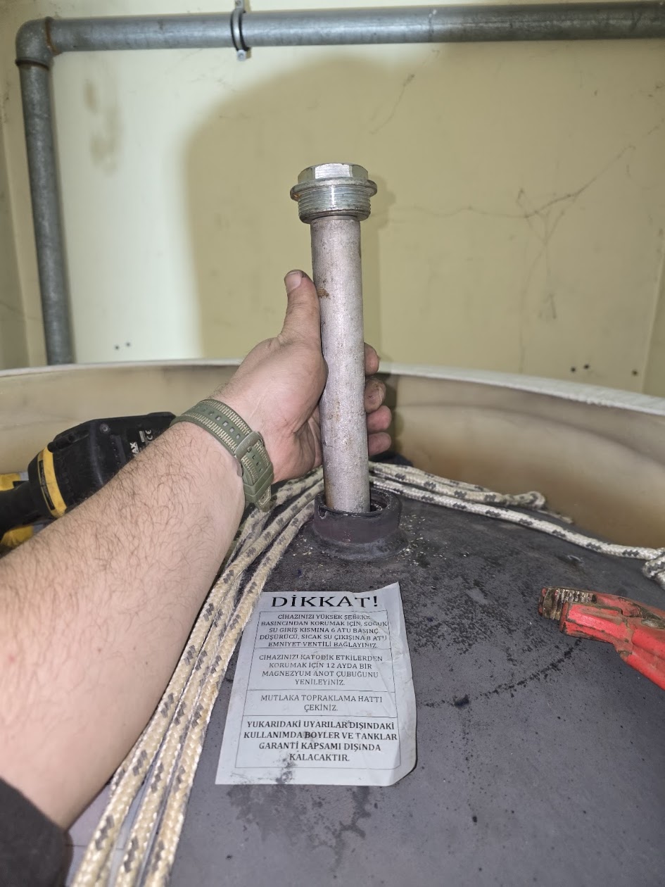 Boyler Anot Çubuğu Yenileme